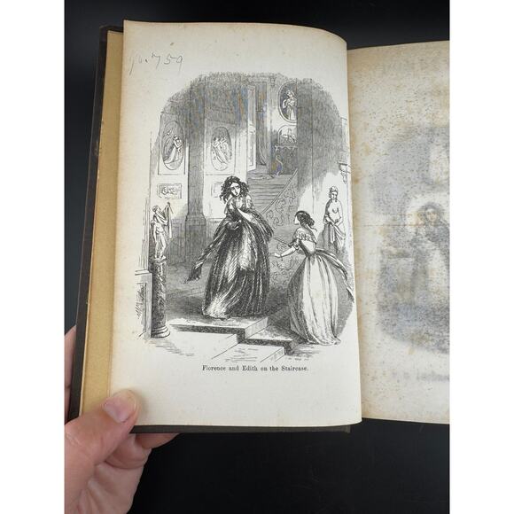 Charles Dickens "Dombey and Son - Volume I" - The Peterson's Duodecimo Edition - Picture 7 of 10